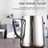Coffee Milk Frothing Jug Latte Art Milk Frother Pitcher Stainless Steel Measurement Jug Espresso Barista Tool Coffee Accessories