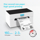 4 Inch Logistics Courier Order Sku Mail 100 X 150 Inkless Barcode QR Code Shipping Label Printer 4X6 Blue Tooth Thermal Printers