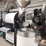 HW-60kg Double Drum Cast Iron Stainless Steel Gas Hot air Heating Commercial Coffee Roasters Coffee Bean Coffee Roaster Machine