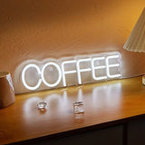 1pc USB Powered COFFEE LED Neon Light Sign Wall Table Decor for Bedroom Kids Room Bar Wedding Party Decoration
