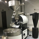 HW-60kg Double Drum Cast Iron Stainless Steel Gas Hot air Heating Commercial Coffee Roasters Coffee Bean Coffee Roaster Machine