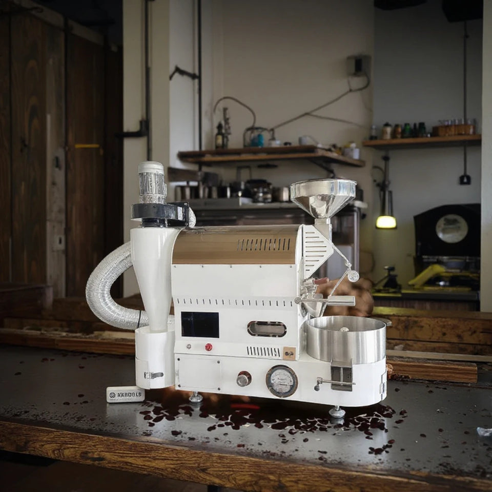 1kg Stainless Steel Coffee Roaster Machine Small Gas Powered Coffee Roaster Coffee Roaster Electric 220v for Sale