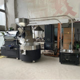 HW-17kg 15kg Double Drum Cast Iron Stainless Steel Gas Hot air Heating Coffee Roasters Coffee Bean Coffee Roaster Machine