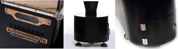 HW-60kg Double Drum Cast Iron Stainless Steel Gas Hot air Heating Commercial Coffee Roasters Coffee Bean Coffee Roaster Machine