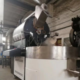 HW-60kg Double Drum Cast Iron Stainless Steel Gas Hot air Heating Commercial Coffee Roasters Coffee Bean Coffee Roaster Machine