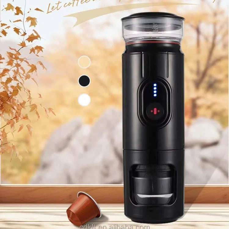 Outdoor Portable Mini Electric Travel Coffee Maker Fully Automatic USB Capsule Espresso Coffee Machine