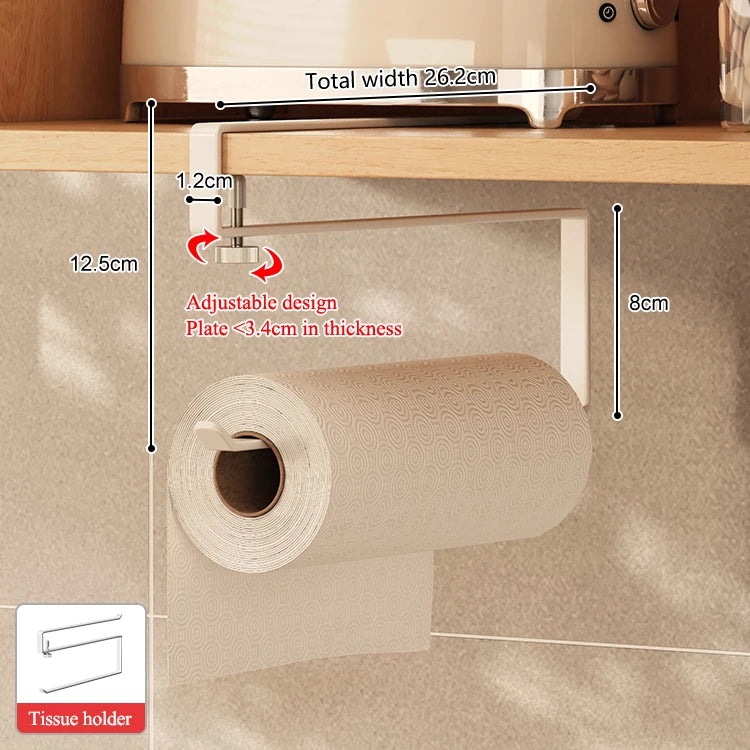 Punch-free Cabinet Lower Hook Kitchen Storage Coffee Cup Kitchen Utensils Hanger Upside Down Drip Cup Rack