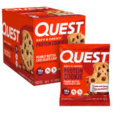 Quest Protein Cookie, Keto Friendly, Peanut Butter Chocolate Chip Flavored, Soft and Chewy, 12 Count