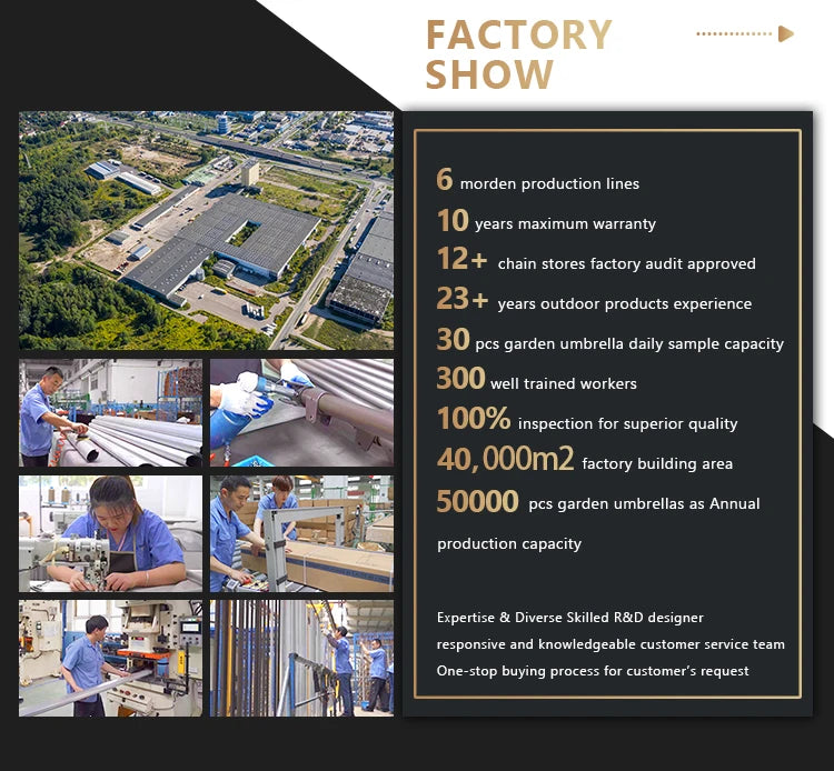 Wholesale Heavy Duty Motorized Large Commercial Sun Garden Customized Cantilever Restaurant Market Patio Outdoor Umbrella