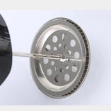 Stainless Steel Tea Coffee Brewer with Filter Heat-Resistant Anti-Rust Multifunctional with Handle Tea Maker for Making Coffee