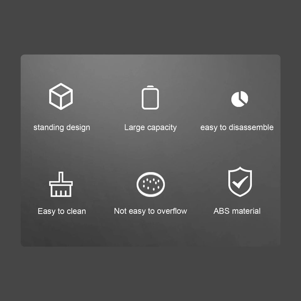 Coffee Knock Box Commercial Floor Standing Coffee Grounds Collection Bin for Restaurants Home Kitchens