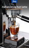 Bincoo Espresso Measuring Cup, Glass Espresso Extraction Cup, Ounce with Scale, Small Milk Cup, Milk Can, Coffee Cup, 50ml