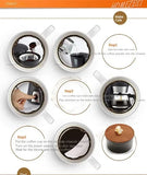 Coffee machine automatic household mini American drip coffee maker tea maker  coffee maker espresso with grinder