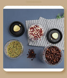 Coffee Can Manual Vacuum Moisture-proof Storage Jar Kitchen High Borosilicate Glass Tea Jar Coffee Bean Storage Sealed Jar