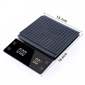 Coffee Scale with Timer 0.1g High Precision Digital Rechargeable for Pour-Over Coffee Espresso Portable Scale for Kitchen Use