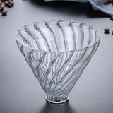 Coffee Dripper V Shaped Pour Over Coffee Pot Hand Brewing Pots Coffee Filter Cup Coffee Kettle Dripper Stand Coffee Maker Set