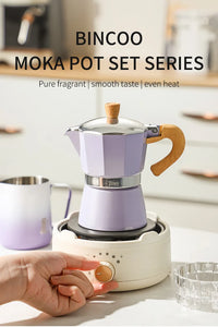 Coffee Moka pot 150ml Classic Italian Espresso Maker Extraction Hand Brewing coffee Pot Barista Coffee Machine Coffee Utensil