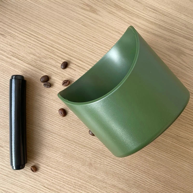 Coffee Knock Box For Grind Waste Grounds Dump Bin Anti-slip Pads Shock-Absorbent With Removable Bar Espresso Maker Barista Tools