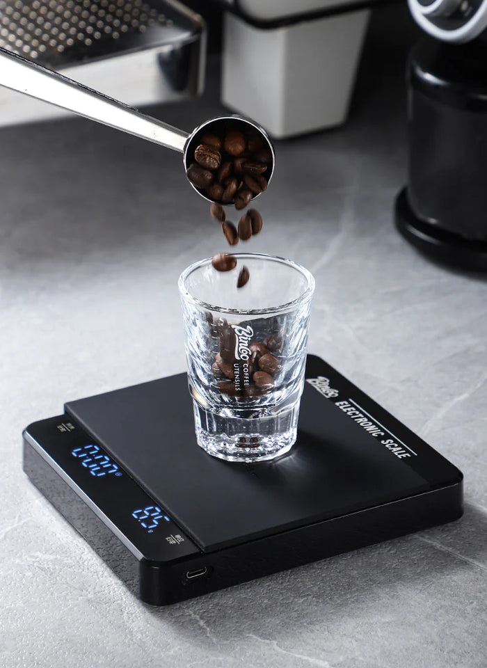 Bincoo Espresso Measuring Cup, Glass Espresso Extraction Cup, Ounce with Scale, Small Milk Cup, Milk Can, Coffee Cup, 50ml