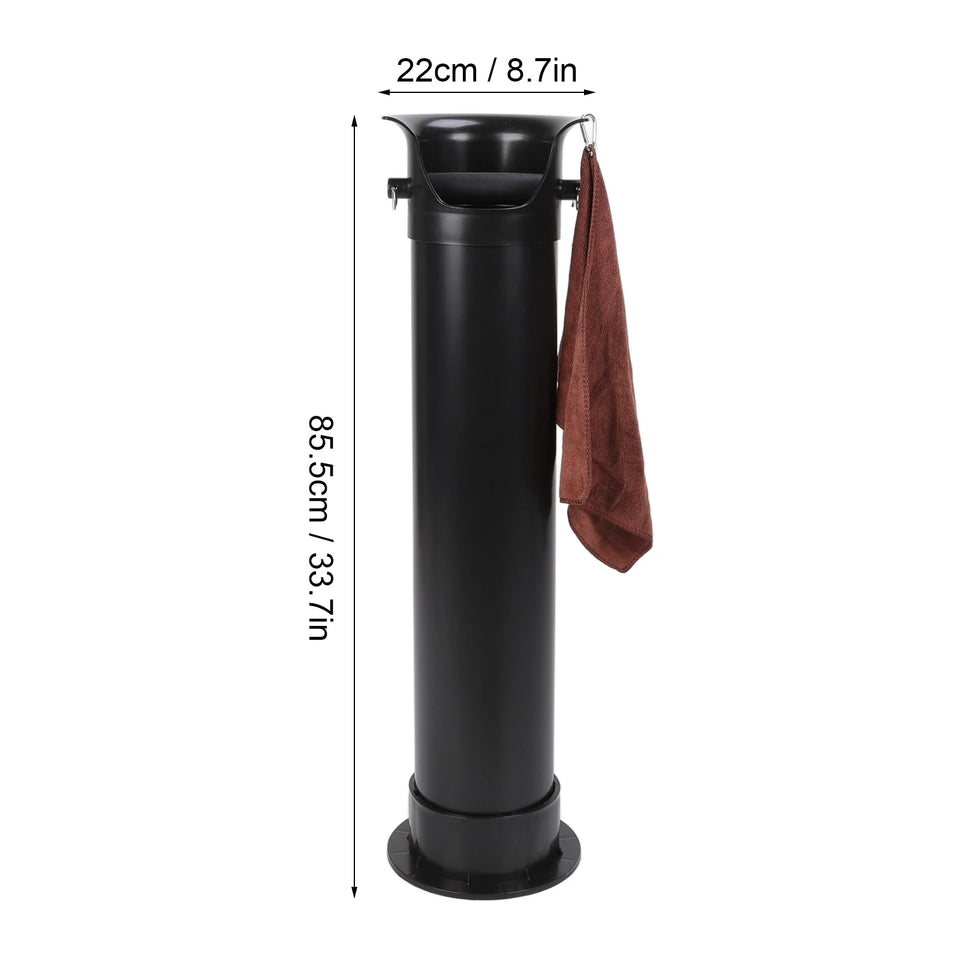 Coffee Knock Box Commercial Floor Standing Coffee Grounds Collection Bin for Restaurants Home Kitchens
