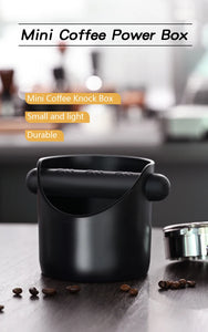 Coffee Knock Box For Grind Waste Grounds Dump Anti-slip Pad Shock-Absorbent With Removable Bar Espresso Maker Cafe Barista Tools