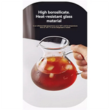 A52Q-Coffee Maker Set With Pour Over Function Coffee Sharing Pot Featuring Scale And Filter Cup For Home Or Office 450ML