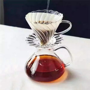 A52Q-Coffee Maker Set With Pour Over Function Coffee Sharing Pot Featuring Scale And Filter Cup For Home Or Office 450ML