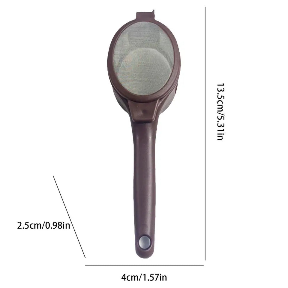 Coffee Powder Filter Spoon Household Tea Strainer Infuser Portable Fine Mesh Filter With Ergonomic Handle For Coffee Tea Juicing