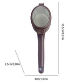 Coffee Powder Filter Spoon Household Tea Strainer Infuser Portable Fine Mesh Filter With Ergonomic Handle For Coffee Tea Juicing