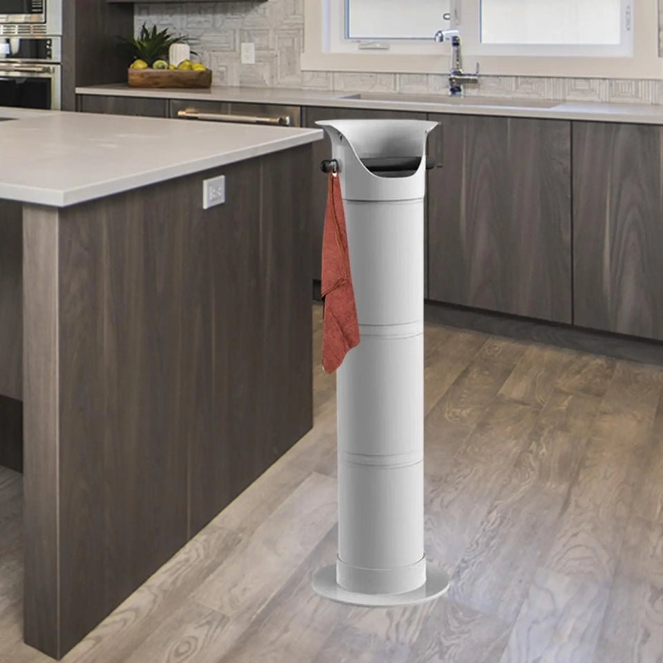 Coffee Knock Box Practical Espresso Dump Bin Collection Box Floor Standing Knockbox for Kitchen Coffee Shop Household Restaurant