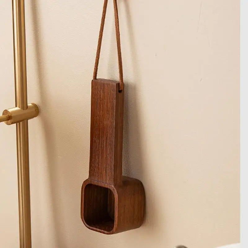Coffee Spoons Coffee Measuring Scoop for Ground Beans Tea Sugar Delicate Wooden Handle Home Barista Accessories