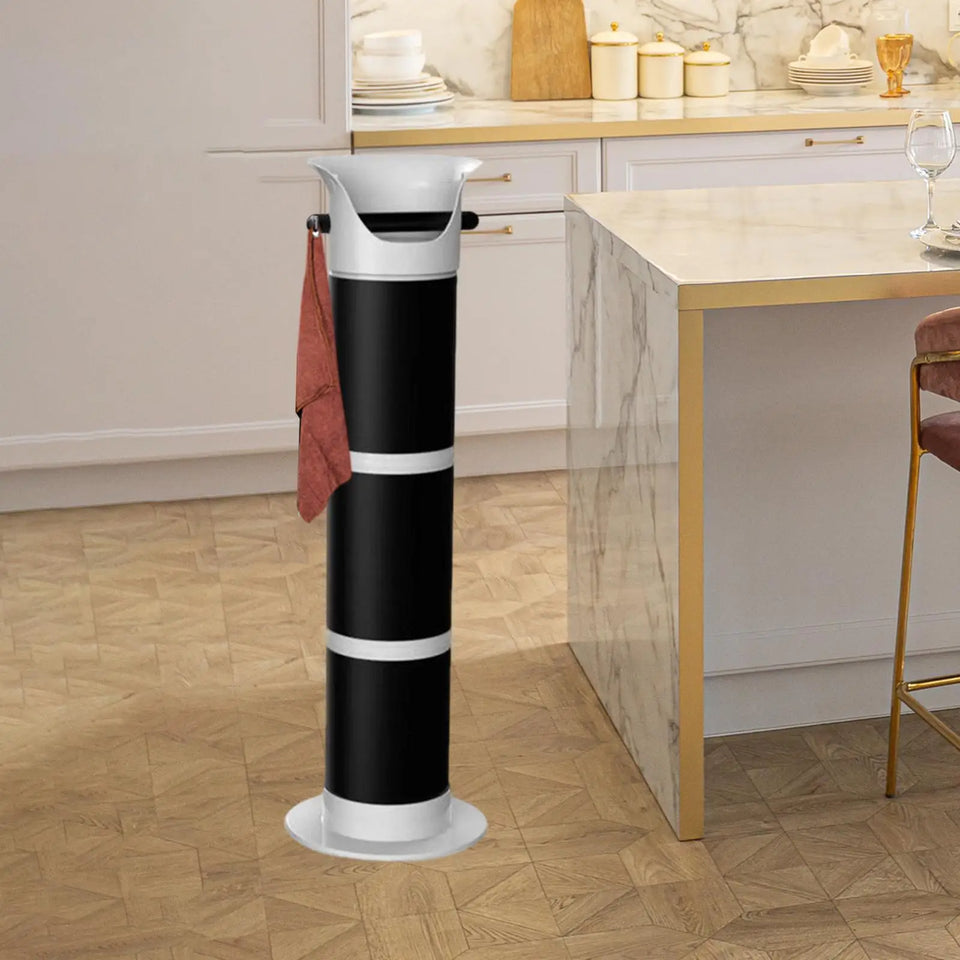 Coffee Knock Box Practical Espresso Dump Bin Collection Box Floor Standing Knockbox for Kitchen Coffee Shop Household Restaurant