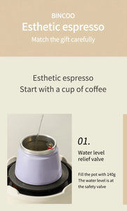 Coffee Moka pot 150ml Classic Italian Espresso Maker Extraction Hand Brewing coffee Pot Barista Coffee Machine Coffee Utensil