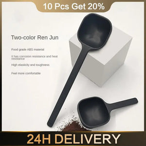 Coffee Measuring Spoon Dual-purpose Bean Spoon Pressed Powder Spoon Coffee Stirrer Machine Coffeeware Coffee Scoops Coffeeware