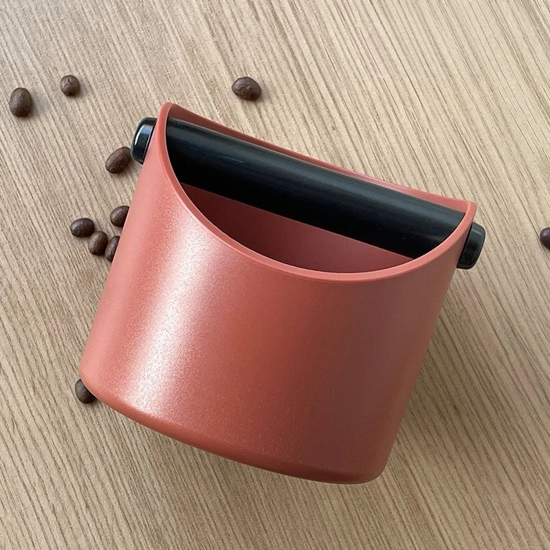Coffee Knock Box For Grind Waste Grounds Dump Bin Anti-slip Pads Shock-Absorbent With Removable Bar Espresso Maker Barista Tools