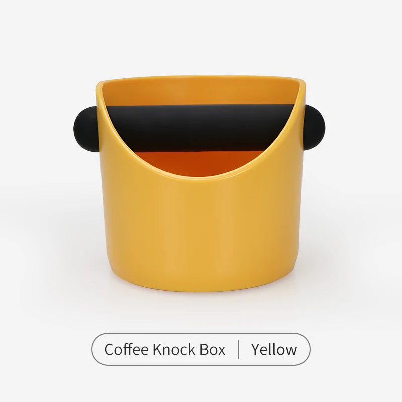 Coffee Knock Box For Grind Waste Grounds Dump Bin Anti-slip Pads Shock-Absorbent With Removable Bar Espresso Maker Barista Tools