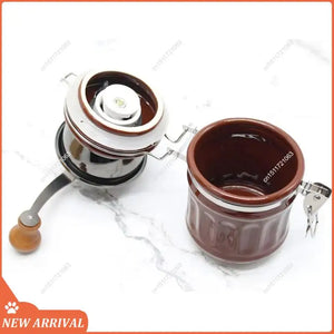 Emption!Coffee Grinder Withceramic Core Portable Hand-Operated Grinder Forfresh Coffee Anywhere