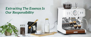 Coffee and Espresso Maker Combo All in One Coffee Machine, 20 Bar Cafe Espresso Machine with Milk Frother for Latte Cappuccino
