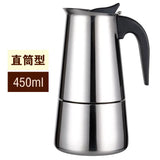 Coffee Pot Stainless Steel Filter Italian Espresso Coffee Maker Percolator Tool 200/300/450/600Ml Moka Coffee Maker Coffee Pot