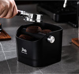 Bincoo Coffee Knock Box Espresso Grounds Container Dump Bin Bucket Anti Slip Powder Beveled Residue Home Cafe Bar Barista Tools