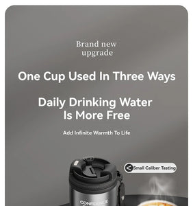 Coffee Cup Cold And Hot Insulated With Filter Chamber Office And Leisure Stainless Steel Cup  Ice Cubes Hold