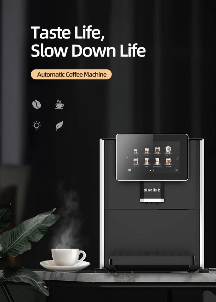 Coffee Machine Cappuccino Americano Espresso Latte Cafetera Fully Automatic Machine