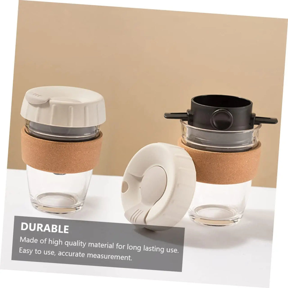 Coffee Powder Filter Cup Portable Foldable Hand Brewing Double-Layer Stainless Steel Coffee Filter Food Grade Pp Restaurant Home