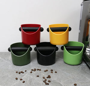 Coffee Knock Box For Grind Waste Grounds Dump Bin Anti-slip Pads Shock-Absorbent With Removable Bar Espresso Maker Barista Tools
