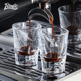Bincoo Espresso Measuring Cup, Glass Espresso Extraction Cup, Ounce with Scale, Small Milk Cup, Milk Can, Coffee Cup, 50ml