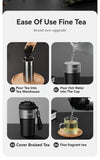 Coffee Cup Cold And Hot Insulated With Filter Chamber Office And Leisure Stainless Steel Cup  Ice Cubes Hold