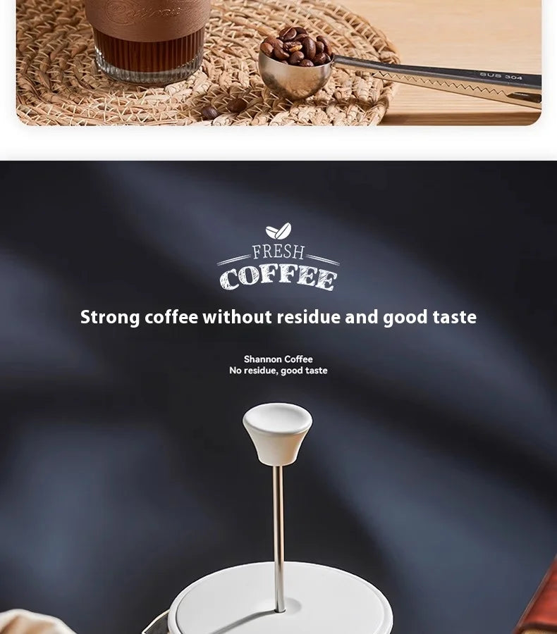 GIANXI Hand Press Coffee Maker Multi-function Filter Coffee Maker Home Brewing Coffee Maker Tea Filter Cold Brew Pot