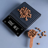 Coffee Scale with Timer 0.1g High Precision Digital Rechargeable for Pour-Over Coffee Espresso Portable Scale for Kitchen Use