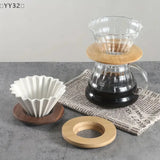 〔YY32〕Coffee Filter Stand Pour Over Filter Stand Cone Coffee Dripper Holder Rack Wooden For Origami Coffee Filter Cup Holder