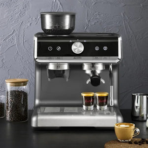 Integrated Grinder Coffee Machine Commercial Semi-automatic Espresso Machine Steam Milk Frother Multi-function Coffee Machine